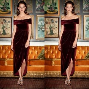 BHLDN Edison Velvet Dress